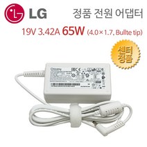 LG전자 노트북 어댑터 19V 3.42A 65W, A12-065N2A (랜덤발송)