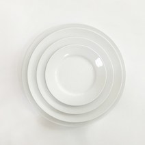 무지 도자기 원형 접시 4size, 소(15cm)