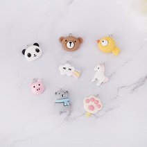 짱패브릭 귀요미 팬던트 참장식, 핑크젤리