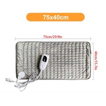 휴대용온열매트 미니전기 온열 발 매트 발장판 사무실풋워머 120w11 0/240v 전기 난방 패드 어깨 목 척추, 02 US 110V_01 60X30cm, US 110V_60X30cm