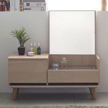 엘린 서랍 좌식 화장대 협탁 5컬러, 엘린 서랍 좌식화장대  메이플