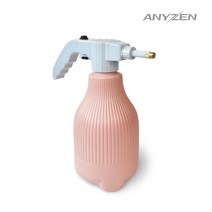 애니젠 전동 분무기 1.5L (핑크) 자동분사 충전식분무기 원예 세차 방역, 1개