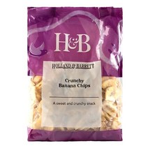 Holland & Barrett H&B 홀랜드앤바렛 크런치 바나나 칩 500g Crunchy Banana Chips, 1개