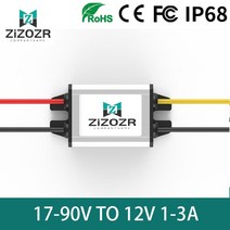강압기 다목적 전력 컨버터 전압 조정기 자동차 회로 스텝 다운 인버터 DC 11-90V 12V 60V ~ 5V 1A 2A 3A, 02 17-90V To 12V 1-3A