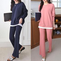 블랑로사 오드 레이더드티+핀턱팬츠 츄리닝 세트