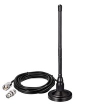 Bingfu CB 안테나 27MHz CB 라디오 안테나 BNC 수 커넥터 소프트 휩 CB 안테나 Cobra Midland Uniden Maxon 라디오 오두막 휴대용 CB 라디오, Upgraded Version CB Antenna