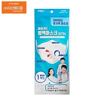 대박이네 하이가드 식약처인증 KF-94 방역마스크 대형 60개/90개/100개, 90개