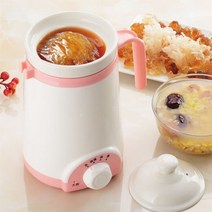 슬로우쿠커 DMWD-0.5L 사무실 미니 전기 슬로우 쿠커 220V 3 기어 세라믹 죽 수프 냄비 여행용 가열 컵 우유, Green 220V_CHINA, 2.Green 220V