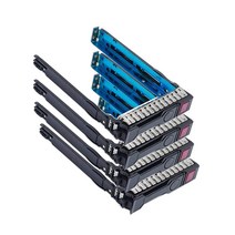 Pack-4 2.5인치 SAS SATA SFF SAS 드라이브 트레이 캐디 651687-001 651699-001 HP Gen8 G9 G9 ML350p DL360e DL380e S