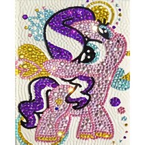 보라 유니콘 (패브릭) 보석십자수 15x20, 쿠J 본상품선택