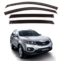 기아 쏘렌토R 전용 스모그 썬바이저 4개 1세트, 쏘렌토R 스모그 썬바이저