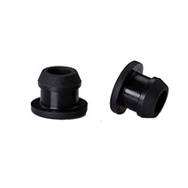 2.5mm-14mm T 형 플러그 커버 스냅 온 가스켓 블랭킹 엔드 씰 스톱퍼 블랙 솔리드 실리콘 고무 캡, 08 A 6mm_01 Black_03 5pcs