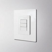 접착식 스위치 커버 155x200 글로시 화이트 유광 베르블럭 BH