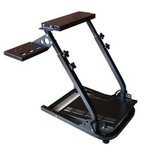 신형 게임레이싱휠 거치대 높이조절 핸드브레이크 거치 다양한 휠 장착 G29/G27/T300RS/T500RS/CSW, 블랙(핸드브레이크장착)