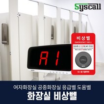화장실 비상벨 수신기 세트, 세트2)수신기1+호출벨2+사인보드2