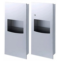 매립형 스텐 핸드타올 디스펜서 케이스 페이퍼타올 케이스 750mm BPA200B, BPA200B-1 매립 열쇠식 타올기 750MM