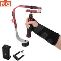 dslr 짐벌 캐논 6dmark2 오막포 휴대용 안정 장치 video steadicam for digital camera hdslr dslr camcorder dv mobile, 옵션 2, 검은색