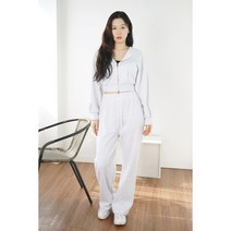 스팩트 여성 크롭 스웻 후드 팬츠 상하의 트레이닝 세트 4 color