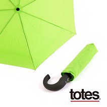totes 토스우산 자동 3단우산 J형 솔리드그린 A259PRG 양산겸용