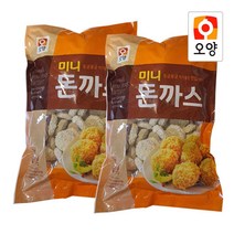 햇살누리 미니돈까스 2kg (1kg+1kg), 1kg, 2봉