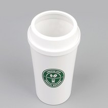 커피컵 모형 빨대꽂이 스푼통 화이트