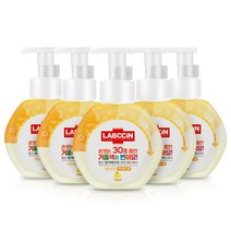 랩신 컬러체인징핸드워시 500ml 레몬, 5개
