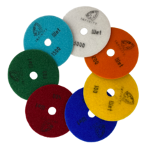 다이아몬드폴리싱패드 연마패드 대리석 화강석 콘크리트 상판연마 타일연마패드 광택 패드, 400