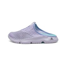 [국내 매장판] SALOMON RX 슬라이드 5.0 W - 퍼플 헤더타나거 터쿼이즈 / L41688000 REELAX SLIDE PURPLE HEATHER/TANAGER TURQU