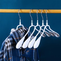 라그라스 논슬립 코팅 니트 가디건 스타일러 홈쇼핑 어깨뿔방지 옷걸이, 화이트