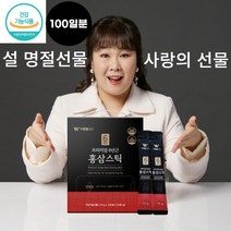 푸름웰니스 프리미엄 6년근 김민경 홍삼스틱 골드 설 명절 건강 선물, 선택1)푸름웰니스 홍삼스틱(100일분)
