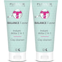 FLOSLEK 플로슬렉 인스턴트 디톡스 클레이 클렌저 크림 125ml 2팩, 1개
