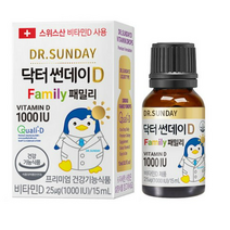 닥터썬데이D 패밀리 1000IU 비타민 영양제 15ml