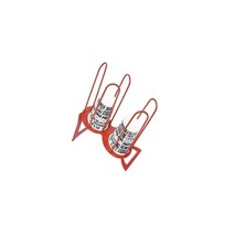 아이언 컵 리드 2단 종이컵 디스펜서, 레드, 1개