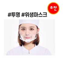 호호몰 투명 위생마스크 10개입(입가리개 조리사 마스크 김서림방지), 3set, 10개