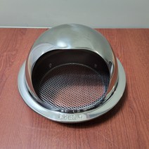 후드캡 스텐 외벽반달캡 원형캡 외벽환기구 50mm 75/100/125/150, 1개