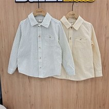 치크 [[NC광명점]] 남아 긴팔 스트라이프 셔츠 CKYA2311B 봄 셔츠~~