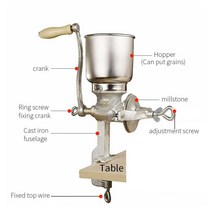 고추가루 제분기 방앗간기계 스테인레스 2 롤러 보리 맥아 밀 곡물 분쇄기 그라인더 크러셔 홈브류 amp