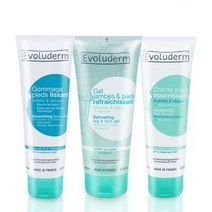 이볼루덤 이볼루덤 너리싱 풋 크림 125ml, 스무딩 풋 스크럽 125ml