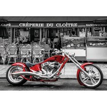 페레 레드 쵸퍼 오토바이 1000피스 직소퍼즐 PR1019