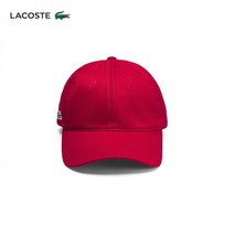 라코스테모자 롤랑가로스 Contrast gabardine cap 체크 RK7648 남성 RK4711-52 볼캡, TU, 240/레드