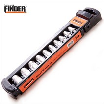 파인더 Finder 소켓세트10P 1/4인치 복스알 비트소켓
