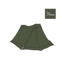 비달리도 a형텐트 백패킹 군용텐트 미군 솔캠 쉘터 모토캠핑 첼트반 면텐트, 카키