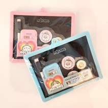 몰랑이 칠판 보드 몰랑 양면보드 블랙보드 화이트보드 분필 보드마카펜 세트 메모 패드 칠판 보드 유아 그림 낙서 [엘리빅마켓], 2.몰랑양면보드_2개(랜덤)