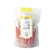 동결건조 다이어트 간식 수제간식 저알러지 노마진 덴탈껌 유산균 슬림츄 240g 4종 모음, 노마진 덴탈껌 유산균 슬림츄 딸