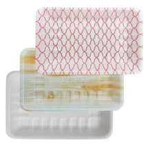 PSP 트레이 102호 1000개 스티로폼 정육 떡 반찬 버섯 포장 접시 용기, 3. 우드