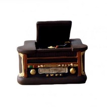 레트로 타자기 복고 빈티지 카페소품 감성 아날로그 레트로 축음기 타자기 입상 미니 조각 예술 공예 테이, 한개옵션2, 04 Phonograph, 한개옵션1