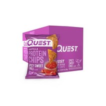 Quest Nutrition 퀘스트 뉴트리션 또띠아 스타일 프로틴 칩 스파이시 스위트 칠리 8 개입 336478