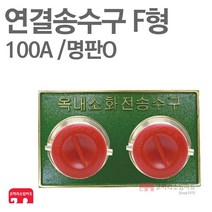 연결송수구 F형 100A 쌍구 매립형 명판O 세트, 01-명판_간이스프링클러송수구