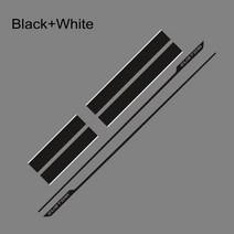 6개/몫 자동차 후드 사이드 리어 도어 스티커 포드 Transit Tourneo 사용자 정의 캠핑카 스포츠 비닐 데칼, 01 Black White_01 L1(SWB)