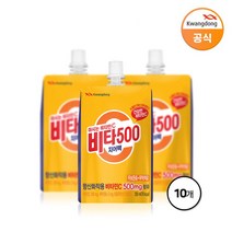 [광동] 비타500 치어팩 250ml X 10입, 상세 설명 참조, 옵션:비타500 치어팩 250ml x 10입, 상세 설명 참조